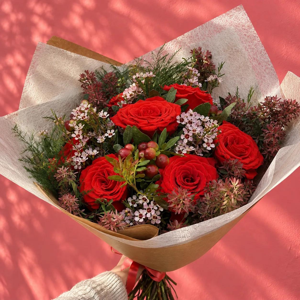Bouquet de 7 Rosas